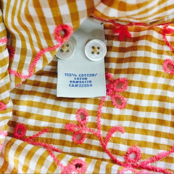 Anthropologie Odille Embroidered Eyelet Buttondown - Picture 6 of 6